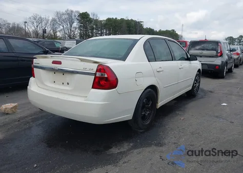 2006 Chevrolet Malibu Lt из США, поврежденный, VIN 1G1ZT51816F101756